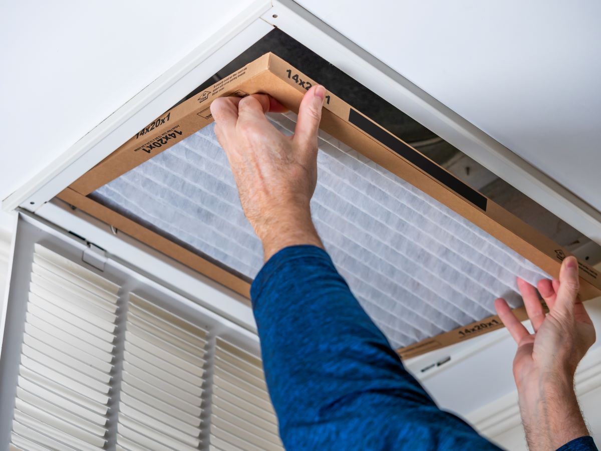 AC filter installation